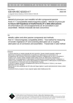 CEI EN IEC 62153-4-7