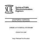SCTE 81 2007