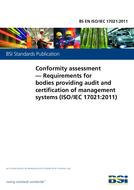 BS EN ISO/IEC 17021:2011
