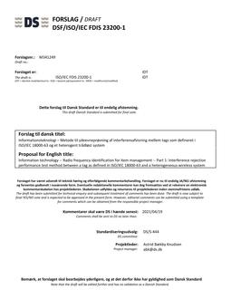 DANSK DSF/ISO/IEC FDIS 23200-1