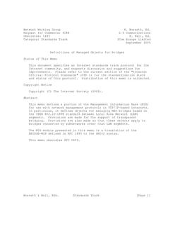 IETF RFC 4188