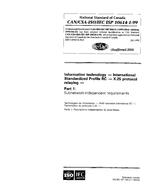 CAN/CSA-ISO/IEC ISP 10614-1-99 (R2004)