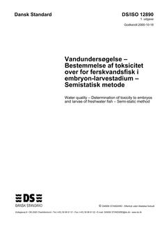 DANSK DS/ISO 12890