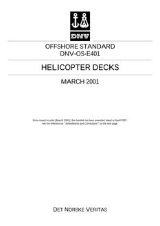 DNV DNV-OS-E401