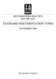 DNV DNV-RP-A201
