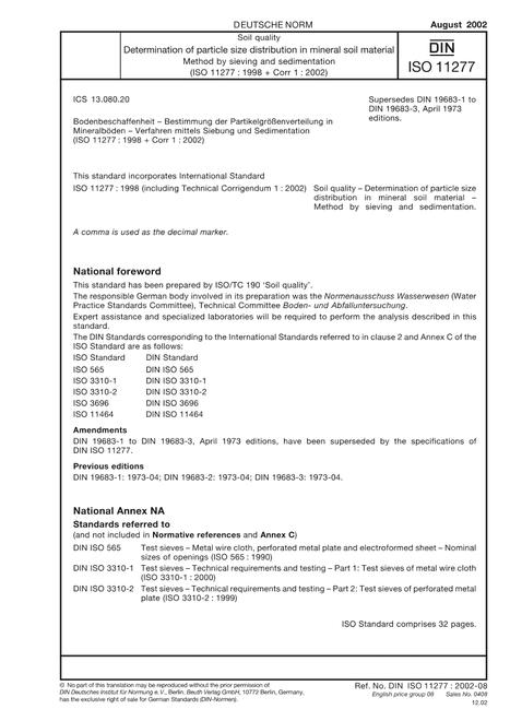 DIN ISO 11277