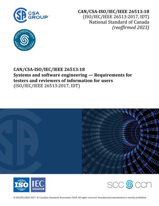 CAN/CSA-ISO/IEC/IEEE 26513:18 (R2023)