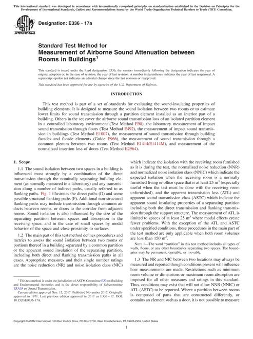 ASTM E336-17a