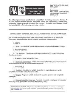 PIA PIA-TEST METHOD-6010
