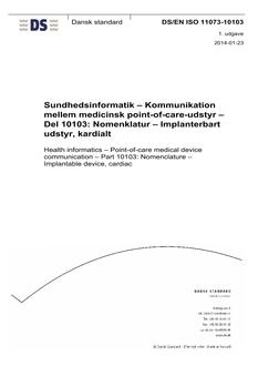 DANSK DS/EN ISO 11073-10103