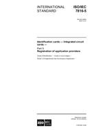 ISO/IEC 7816-5:2004