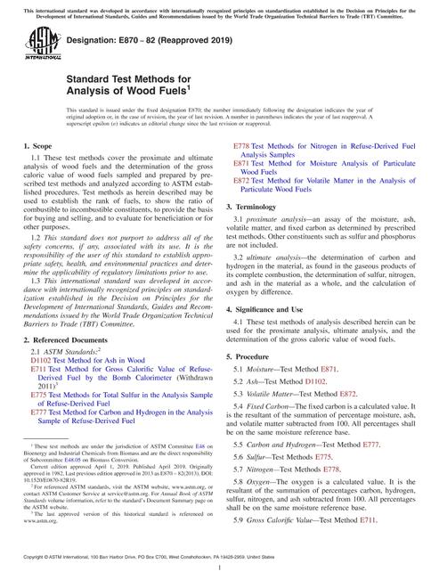 ASTM E870-82(2019)