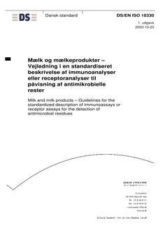 DANSK DS/EN ISO 18330