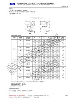 FORD WE 511
