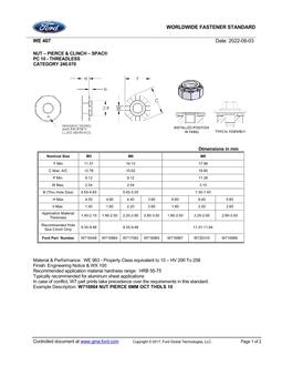 FORD WE 407