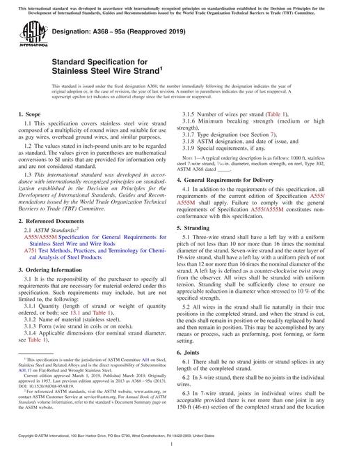 ASTM A368-95a(2019)