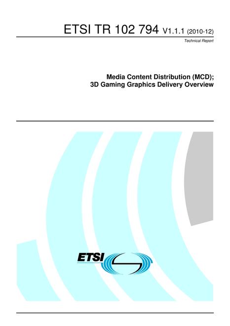 ETSI TR 102 794