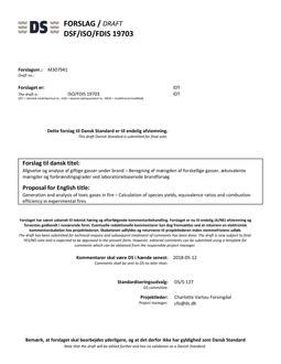 DANSK DSF/ISO/FDIS 19703