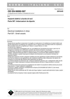 CEI EN 60092-507