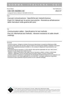 CEI EN 50289-3-8