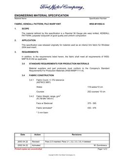FORD WSS-M1H902-A