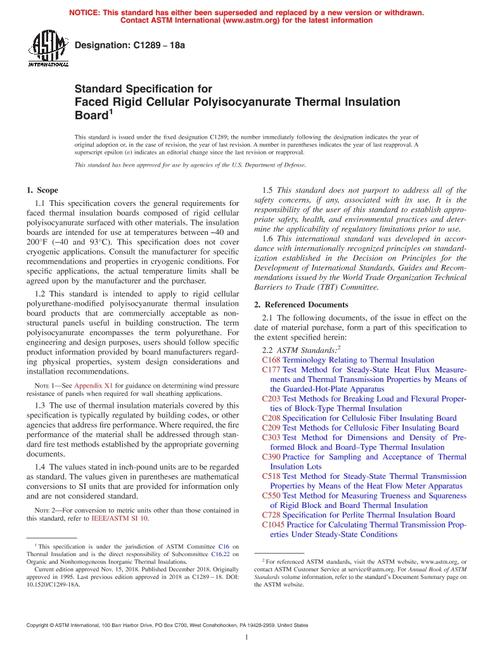 ASTM C1289-18a