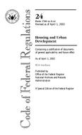 CFR 24CFR 1700-End