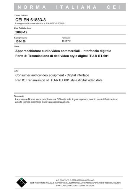 CEI EN 61883-8