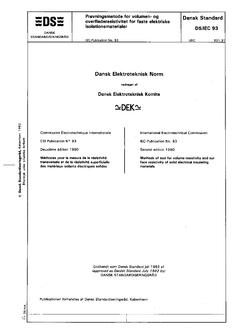 DANSK DS/IEC 93
