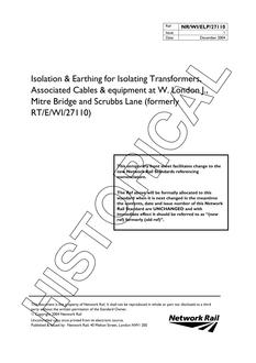 NR RT/E/WI/27110 ISSUE 1