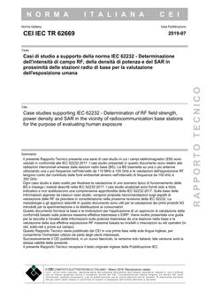 CEI IEC/TR 62669