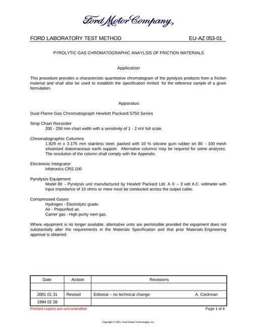 FORD FLTM EU-AZ 053-01
