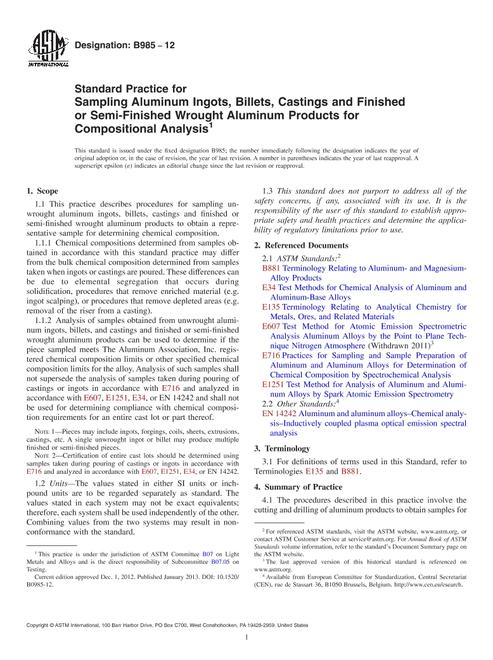 ASTM B985-12