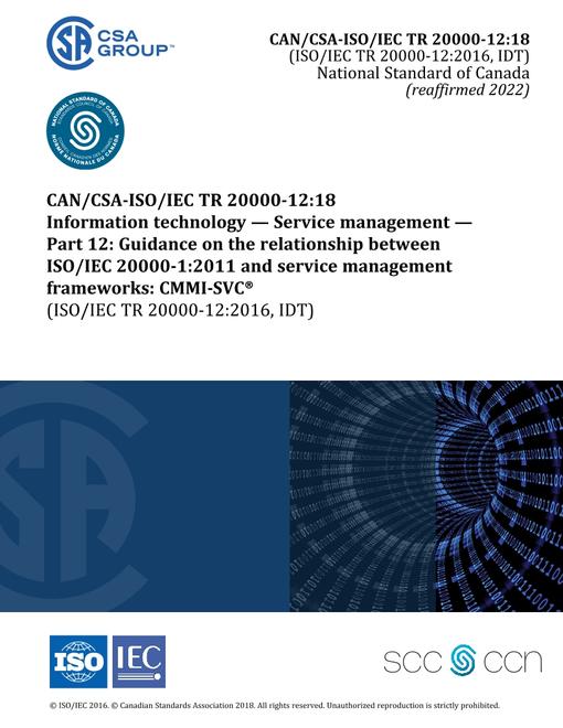 CAN/CSA-ISO/IEC TR 20000-12:18 (R2022)