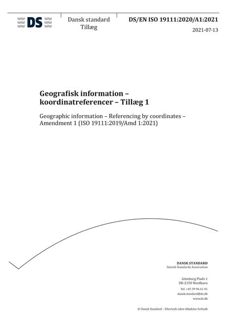 DANSK DS/EN ISO 19111