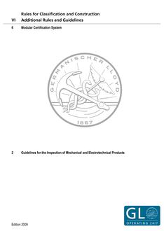 DNV GL ADDITIONAL RULES AND GUIDELINES VI-6-2