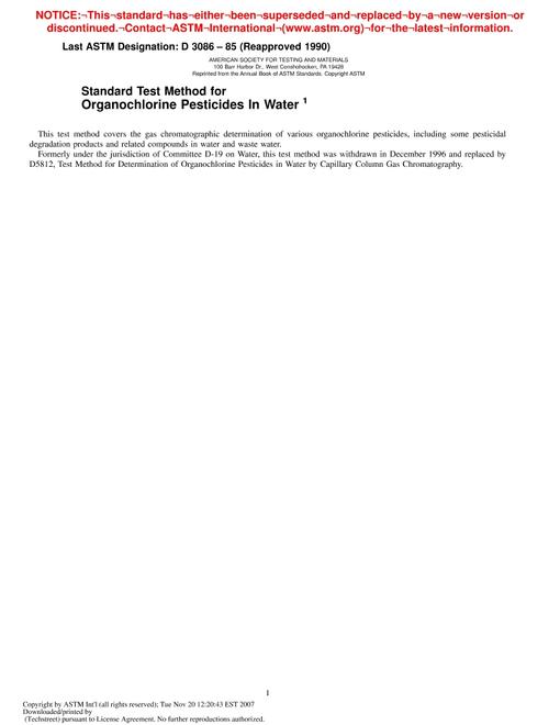 ASTM D3086-85