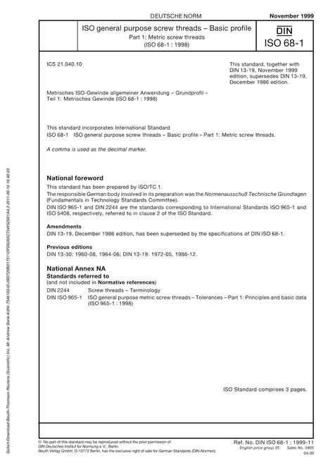 DIN ISO 68-1