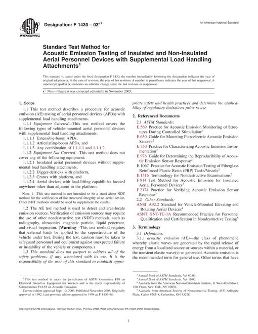 ASTM F1430-03e1