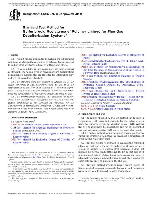 ASTM D6137-97(2018)