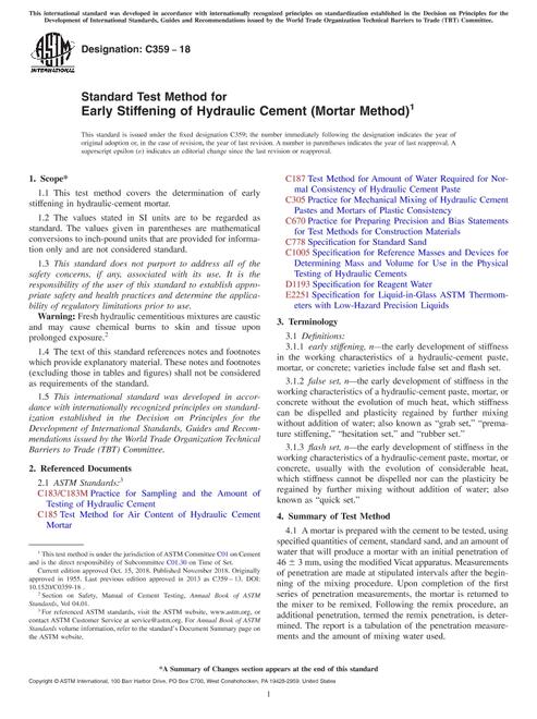 ASTM C359-18