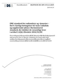 DANSK DS/ETSI EN 301 489-4 V3.2.1