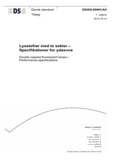 DANSK DS/EN 60081
