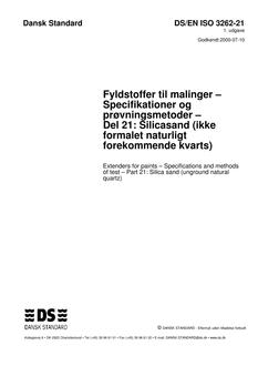 DANSK DS/EN ISO 3262-21