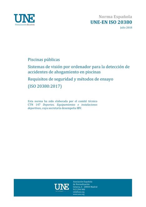 AENOR UNE-EN ISO 20380