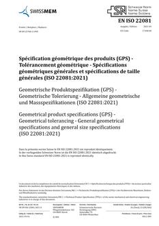 SNV SN EN ISO 22081
