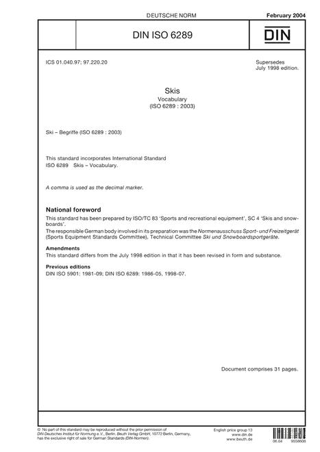 DIN ISO 6289