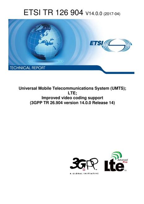 ETSI TR 126 904