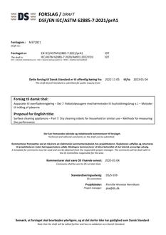DANSK DSF/EN IEC/ASTM 62885-7/PRA1