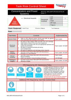 NR NR/L3/MTC/RCS0216/TEL05 ISSUE 2